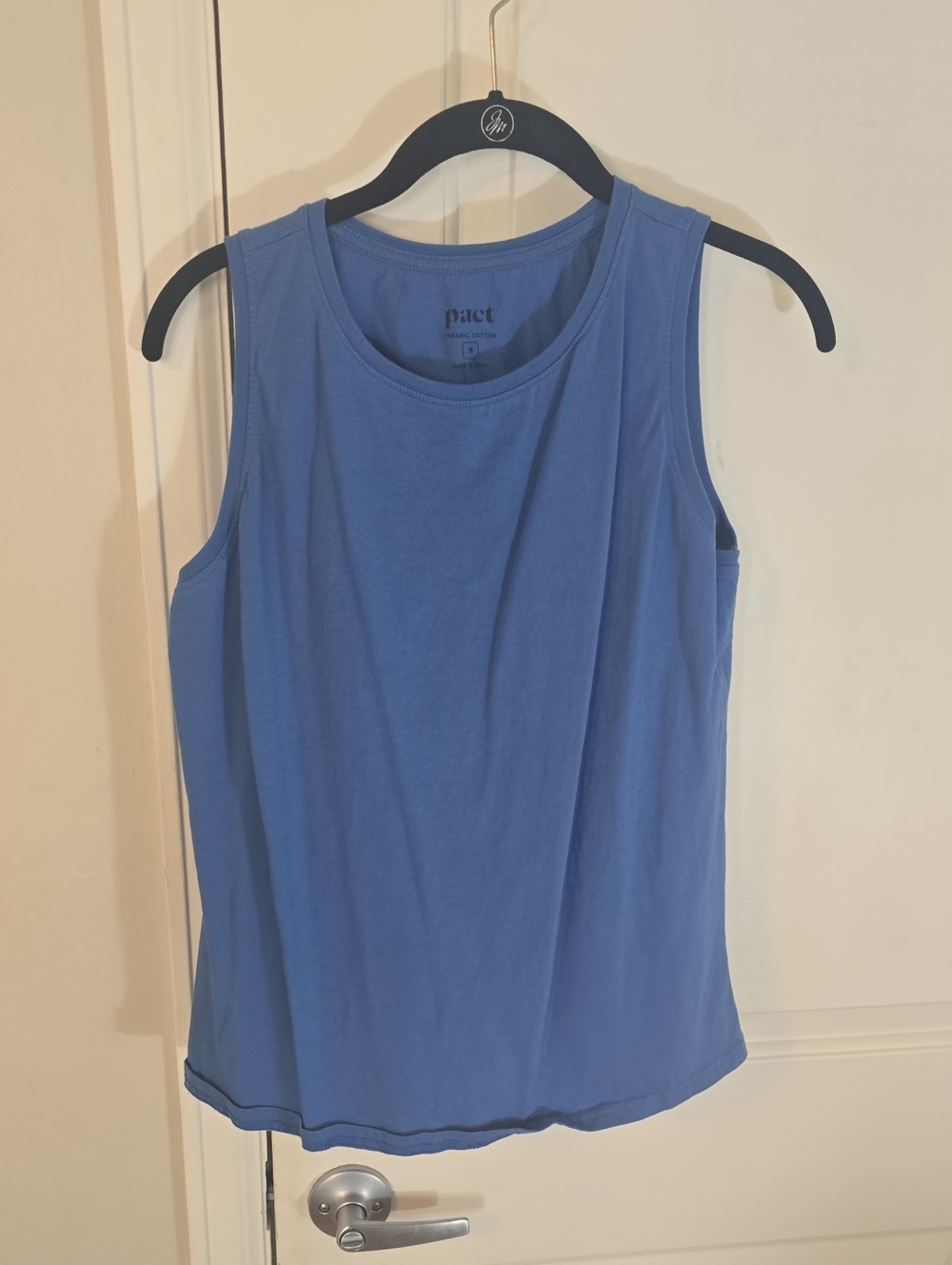 Pact Women's Periwinkle Blue Sleeveless Tank
